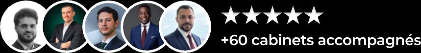 +60 cabinets accompagnés